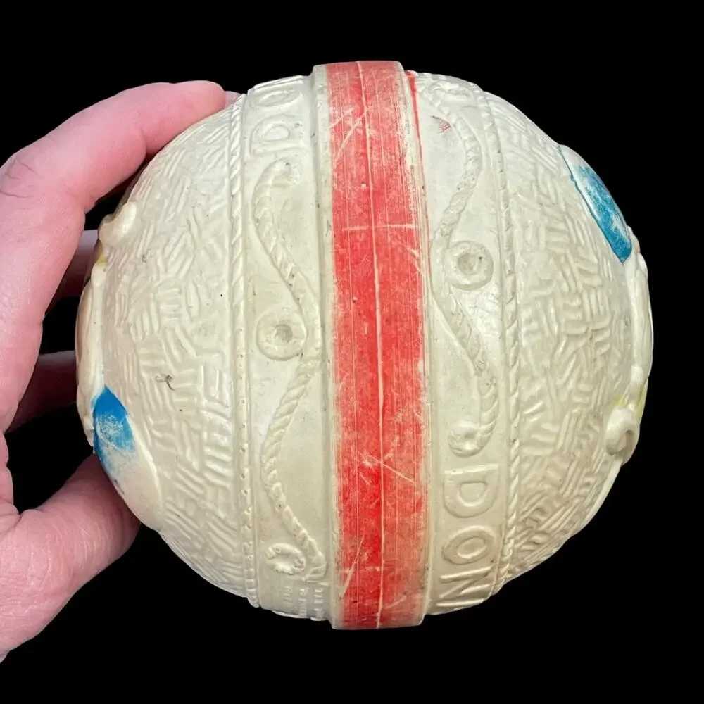 Vintage Walt Disney Donald Duck Rubber Ball Sun Rubber MCM 1960s Toy Rare READ